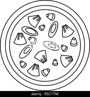 Icône pizza vegan. Pizza vegan aperçu l'icône vecteur pour la conception web isolé sur fond blanc Illustration de Vecteur