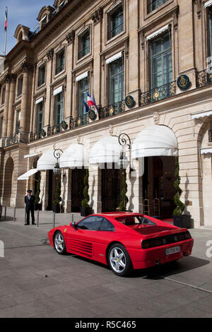 Hôtel Ritz, place Vendôme, Paris, France Banque D'Images