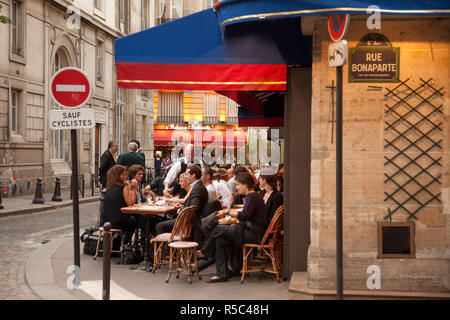 Café/Bistro, Saint Germain des Prés, Paris, France Banque D'Images