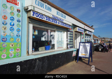 Café traditionnel anglais, Clacton-on-Sea, Essex, Angleterre, RU Banque D'Images