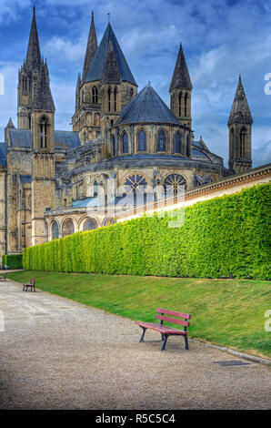 Abbaye aux Hommes, Caen, Calvados, Basse-normandie, France Banque D'Images