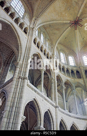 La cathédrale de Soissons, Aisne, Picardie, France Banque D'Images