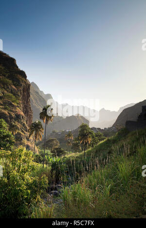 Cap Vert, Santo Antao, Ribeira do Paul (Paul Valley) Banque D'Images