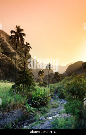 Cap Vert, Santo Antao, Ribeira do Paul (Paul Valley) Banque D'Images