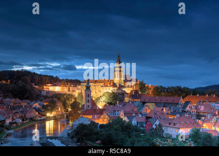 République tchèque, la Bohême du Sud, Cesky Krumlov Banque D'Images