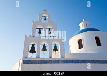 Église de Panaghia de Platsani, Oia (La), Santorin (thira), îles Cyclades, Grèce Banque D'Images