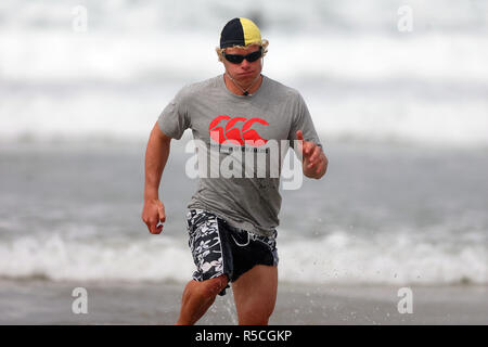 Championnats nationaux de sauvetage sur plage, Newquay, Cornwall, UK. Banque D'Images