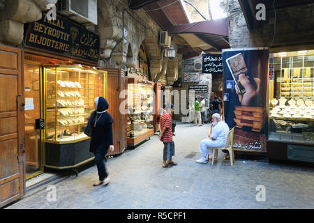 Liban, Tripoli, Vieille Ville, le souk (marché) Banque D'Images