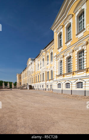 La Lettonie, le sud de la Lettonie, Région Zemgale, Pilsrundale, Palais Rundale, b. En 1740, Bartolomeo Rastrelli, architecte, extérieur Banque D'Images