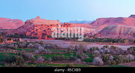 Ait Benhaddou, Atlas, Maroc Banque D'Images