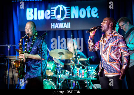 Honolulu, HI, USA. 30Th Nov, 2018. Tower of Power au Blue Note New York à Honolulu, HI le 30 novembre 2018. Crédit : Erik Kabik Photography/media/Alamy Punch Live News Banque D'Images