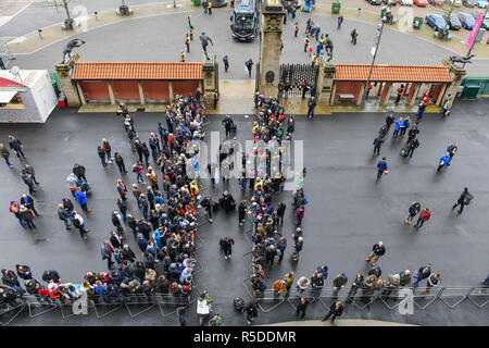 London, UK. 1er décembre 2018. London, UK , 1er décembre 2018. Twickenham, London, UK, 01 décembre 2018. L'Argentine et les Barbarians lors de l'arrivée de l'Équipe Coupe Killik - les Barbarians v Argentine au Stade de Twickenham le Samedi, 01 décembre 2018. Londres en Angleterre. (Usage éditorial uniquement, licence requise pour un usage commercial. Aucune utilisation de pari, de jeux ou d'un seul club/ligue/dvd publications.) Crédit : Taka G Wu/Alamy News Banque D'Images