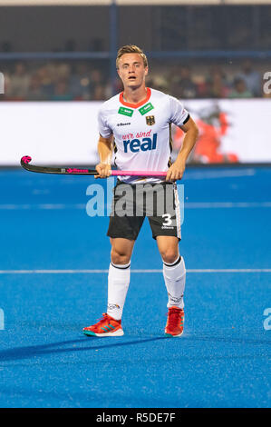 BHUBhubaneswar, Inde, 01 décembre 2018. Odisha Coupe du monde de hockey 2018 Bhubaneswar. Lieu : Stade de Kalinga. Mats Grambusch pendant le match Allemagne contre le Pakistan. Credit : Pro Shots/Alamy Live News Crédit : Pro Shots/Alamy Live News Banque D'Images