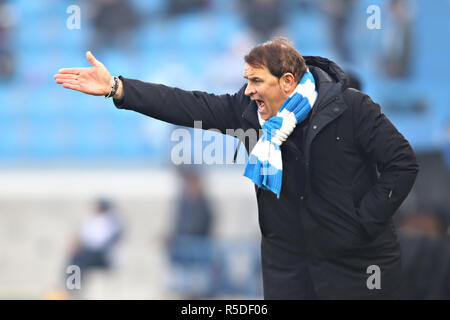 Italie, 1er décembre 2018. Ferrara (Italia) Sport Calcio Spal - Empoli - Campionato di Calcio Serie A 2018/2019 - Stade "Paolo Mazza" Nella foto : LEONARDO SEMPLICI (ALLENATORE SPAL) Photo LaPresse/Filippo Rubin le 01 décembre 2018, Ferrara (Italie) Sports Football Spal contre Empoli - championnat de football italien une ligue 2018/2019 - "Paolo Mazza" stade dans la pic : LEONARDO SEMPLICI (entraîneur du SPAL) Credit : LaPresse/Alamy Live News Banque D'Images