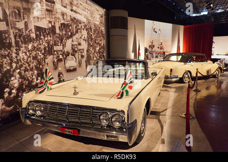 La Jordanie, Amman, Musée royal Automoblie, limousines royal du roi Hussein Banque D'Images