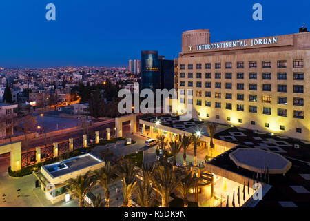 La Jordanie, Amman, portrait de l'Intercontinental Hotel Banque D'Images