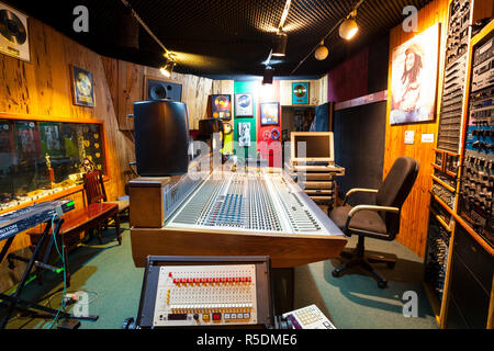 Tuff Gong Recording Studios, Kingston, Jamaïque, paroisse de Saint André, des Caraïbes Banque D'Images