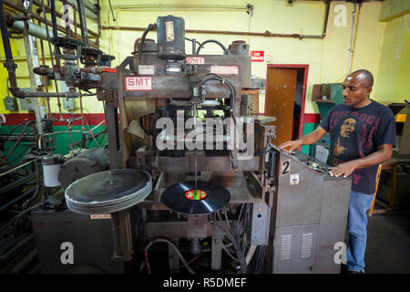 Tuff Gong Recording Studios, Kingston, Jamaïque, paroisse de Saint André, des Caraïbes Banque D'Images