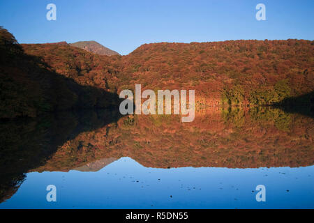 Le Japon, l'île d'Hokkaido, Tohoku, Aomori Towada lac, étang Tsutanuma Banque D'Images