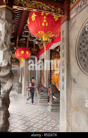 Temple Thian Hock Keng, China Town, Singapour Banque D'Images