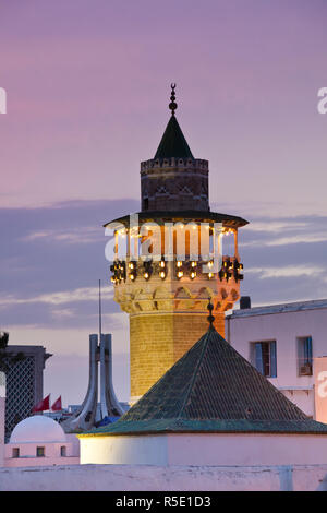 Tunisie, Tunis, Medina, de la mosquée Youssef Dey Banque D'Images