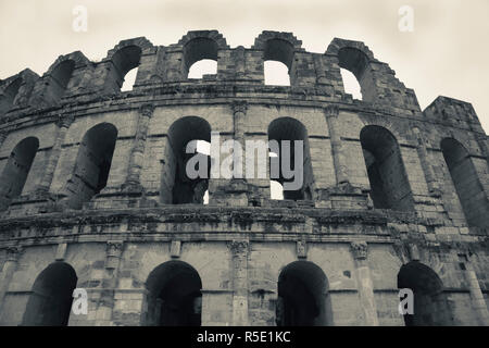 La Tunisie, la Côte Centrale de Tunisie, d'El Jem, Colisée romain, b. Annonce 238 Banque D'Images