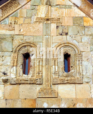 Église médiévale (13ème siècle), la Géorgie, Cugrugasheni Banque D'Images