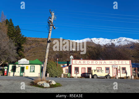 L'historique Hôtel Cardrona, Cardrona, Central Otago, île du Sud, Nouvelle-Zélande Banque D'Images