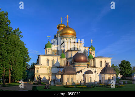 La cathédrale de la résurrection (1685) dans la nouvelle Jérusalem monastère, Istra, dans la région de Moscou, Russie Banque D'Images