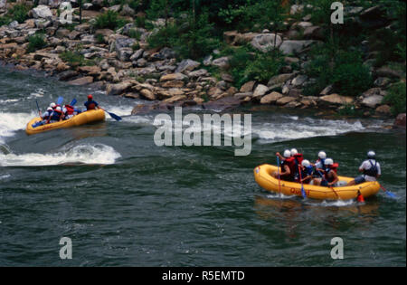 Ocoee River Rafting,,Texas Banque D'Images