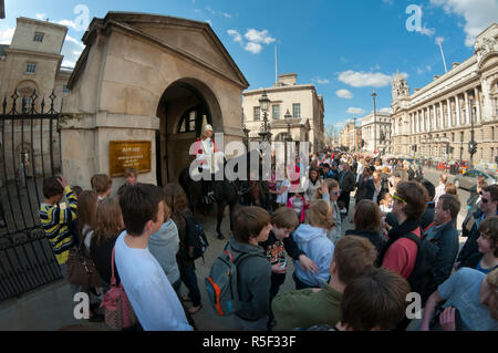 UK, Londres, Whitehall, Horse Guards Parade Banque D'Images