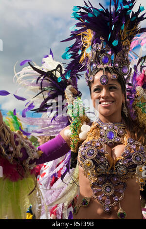 Royaume-uni, Angleterre, Londres, Ladbrook Grove, Nottinghill Carnival Banque D'Images