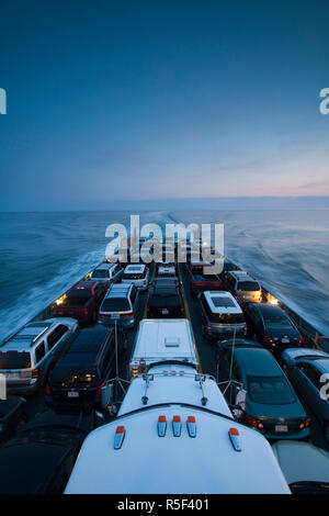 USA, New York, Long Island, Point d'Orient, Long Island Sound Ferry Banque D'Images