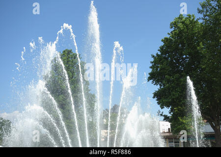 Fontaines dans Bad Kissingen Banque D'Images