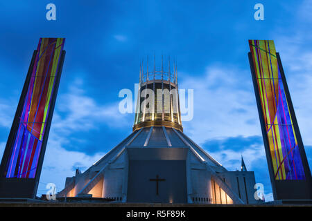 Liverpool Cathédrale Métropolitaine. Liverpool, Nord Ouest de l'Angleterre, la Pologne. Banque D'Images