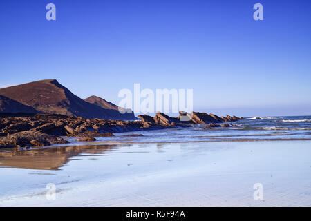 Crackington Haven sur le South West Coast Path à Cornwall UK Banque D'Images