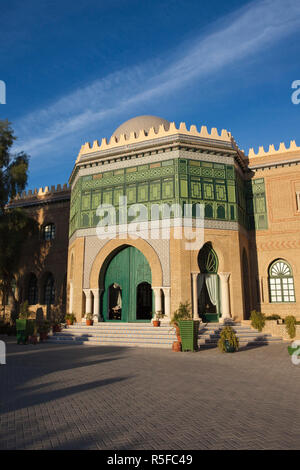 La Tunisie, la Région Provence, Tozeur, Dar Charait Museum, extérieur Banque D'Images