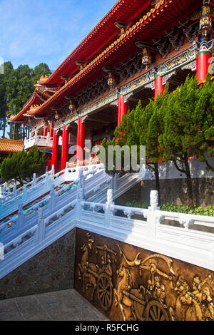 Taiwan, Nantou, Sun Moon Lake, Wenwu Temple Banque D'Images