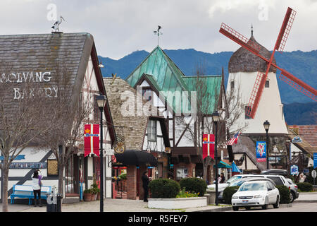 États-unis, Californie, Californie du Sud, Solvang, ville patrimoine danois Banque D'Images