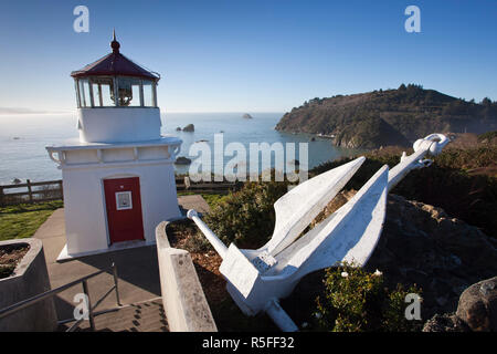 États-unis, Californie, Californie du Nord, Côte Nord, Trinité, Trinité-phare Banque D'Images