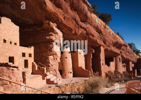 USA, Colorado, Manitou Springs, Manitou Cliff dwellings, ancienne maison d'autochtones américains Banque D'Images