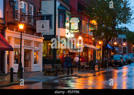 USA (Maine), Mount Desert Island, Bar Harbor Banque D'Images