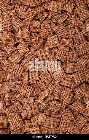 Shredded Wheat background biscuits malté Banque D'Images