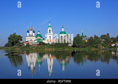 Monastère Saint Jacques (Monastère Spaso-Yakovlevsky), le lac Nero, Rostov, Yaroslavl region, Russie Banque D'Images