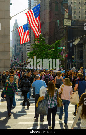 USA, New York, Manhattan, Midtown, 5ème Avenue Banque D'Images