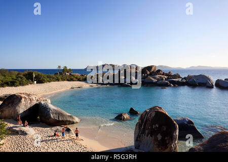 Caraïbes, îles Vierges britanniques, Virgin Gorda, Les Bains Banque D'Images