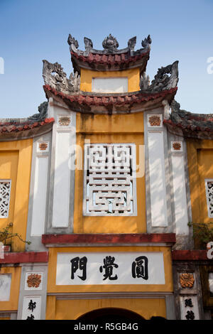 Porte d'entrée de la Pagode au Pilier Unique, Hanoi, Vietnam Banque D'Images