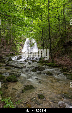 Risseckstrasse 8 chute d'eau dans la région de spitzingsee bavaria, Banque D'Images