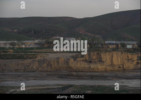 La vie rurale près de Samarkand (Ouzbékistan). Banque D'Images