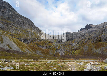 Beau paysage de montagnes, Tromso, Norvège Banque D'Images
